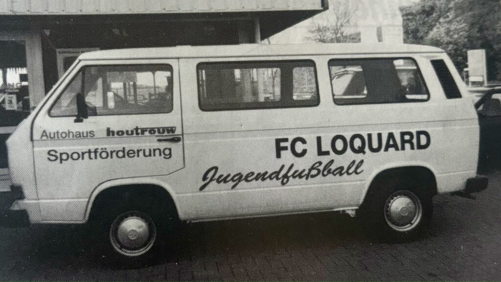 Über viele Jahre verlässlicher Begleiter unserer Fußball-Jugendateilung: Der FCL-Bus.